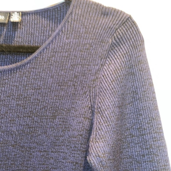 Nina Leonard Blue Dress- Medium - Picture 3 of 5